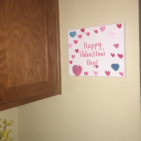 Happy Valentine’s Day! Acrylic painting - Picture 3 of 3